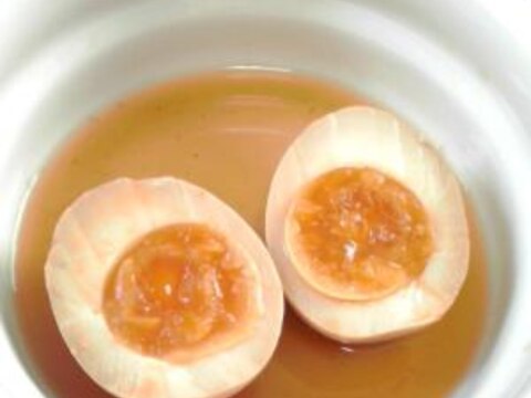 角煮の汁を使って！とろーり煮卵